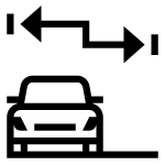 Driving Distance SVG Icon